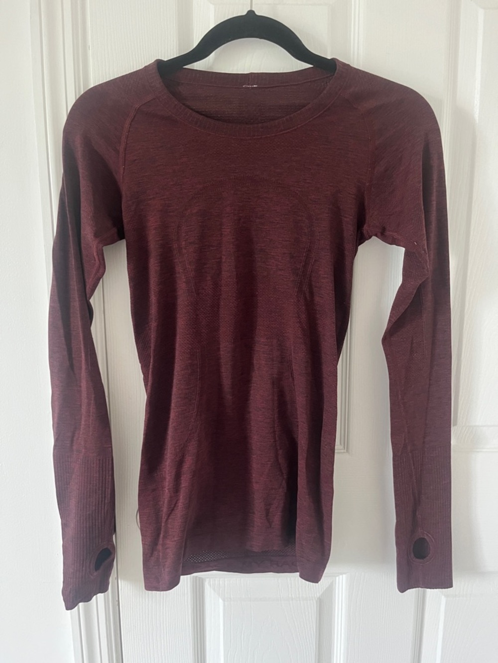 lululemon athletica Long Sleeve Swiftly Tech Top - Burgundy
